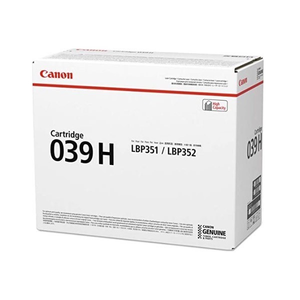 Canon 039HBK 0288C001 тонер