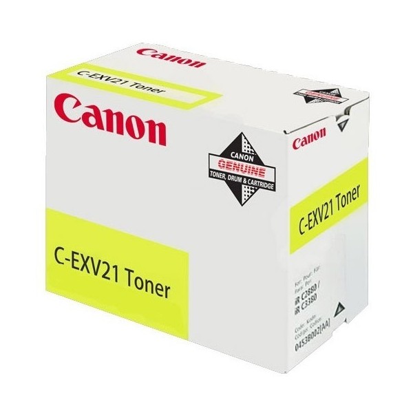 Canon C-EXV21Y CEXV21Y 0455B002 toner