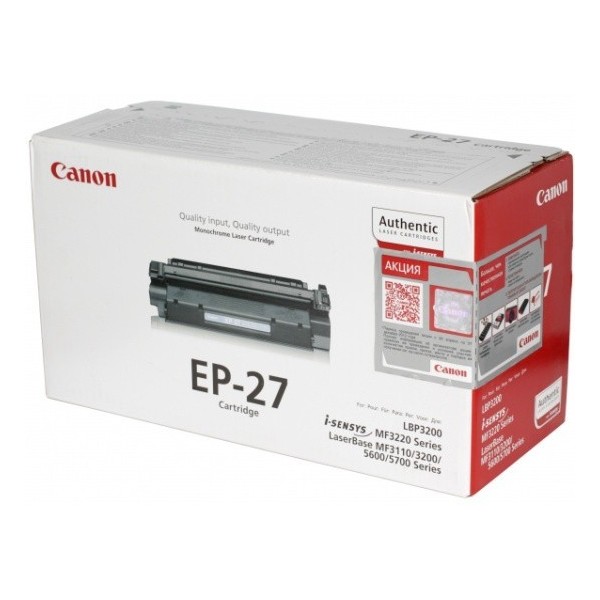 Canon EP-27BK EP27BK 8489A002 tooner