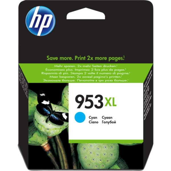 HP ink F6U16AE 953XL Cyan