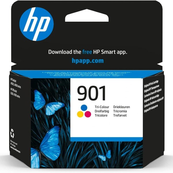 HP Tindikassett CC656AE CC657EE HP 901 Tri-color