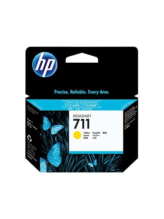 HP tindikassett CZ132A 711 Yellow