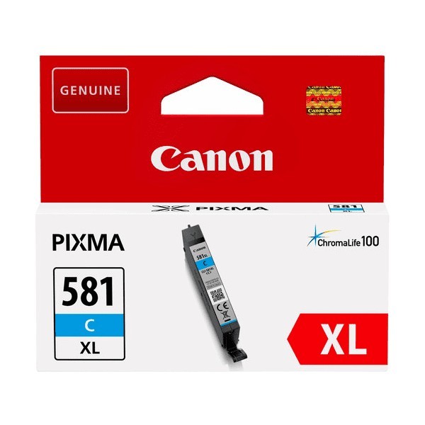 Canon черный картридж CLI-581 XL Cyan CLI-581CXL 2049C001 CLI-581XL