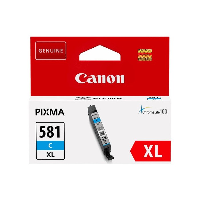 Canon tindikassett CLI-581 XL Cyan CLI-581CXL 2049C001 CLI-581XL