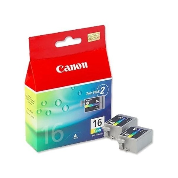 Canon 9818A002 BCI-16C BCI16C ink cartridge OEM 2-pakk