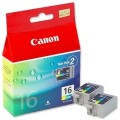 Canon 9818A002 BCI-16C BCI16C ink cartridge OEM 2-pakk