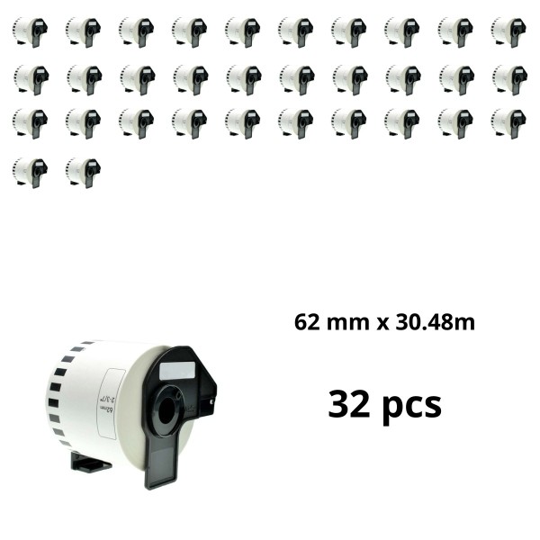 Dore analoog Kleepkirjalindid Brother DK-22205 DK22205 DK 22205 (Ko...