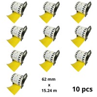 Brother DK-22606 DK22606 62mm x 15m термо рулоны этикеток Dore производитель, 10 шт