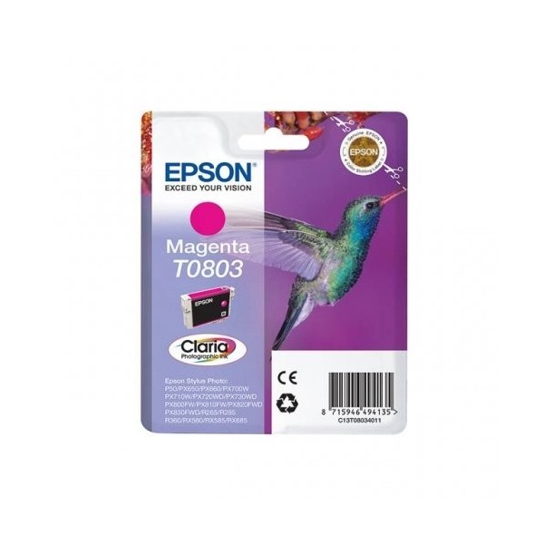 Epson оригинал чернила C13T08034010 T0803