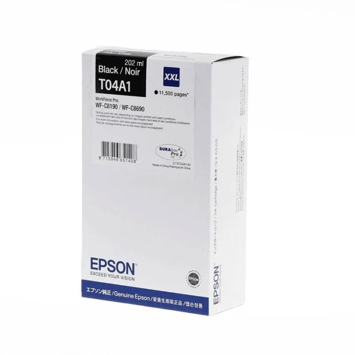 Epson T04A1BK C13T04A140 чернильный картридж