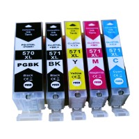 Canon PG-570 + CLI-571 PG570+CLI571 BK/C/M/Y mustekasetti Dore analoginen multipack