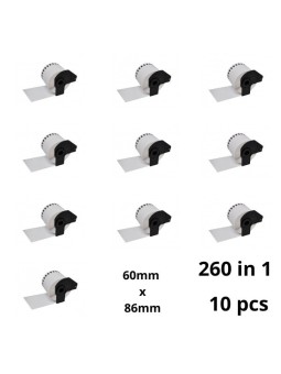 Brother DK-11234 DK11234 60mm x 86mm lämpöpaperitarrat, valmistaja Dore, 10 шт