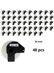 Brother DK-11218 DK11218 24mm термо рулоны этикеток Dore производитель, 48 шт