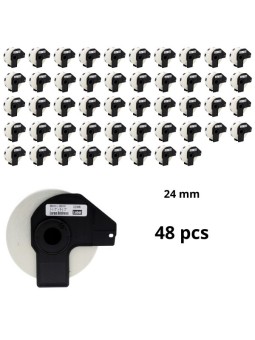 Brother DK-11218 DK11218 24mm lämpöpaperitarrat, valmistaja Dore, 48 шт