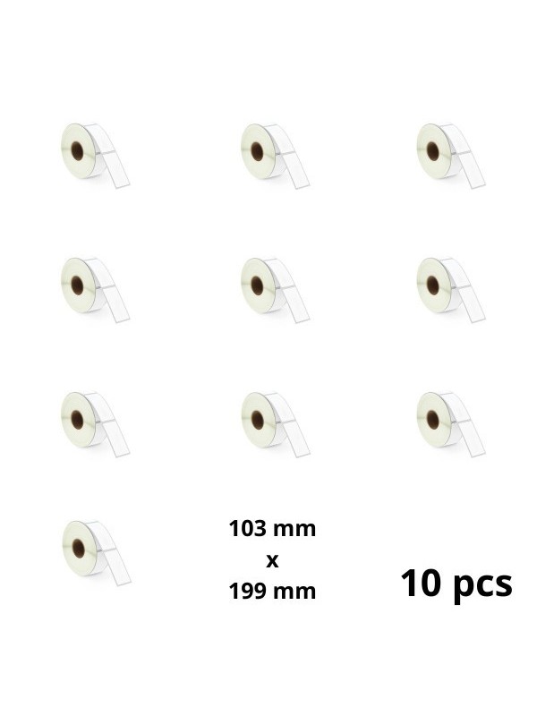 Zebra 103mm x 199mm termopaberist etiketid 25 mm südamikuga, tootja Dore, 10 tk Zebra 103mm x 199mm termopaberist etiketid 25 mm südamikuga, tootja Dore, 10 tk