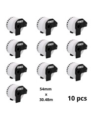 Brother DK-55224 DK55224 54mm x 30480mm Thermal Paper Labels Dore manufacturer, 10 pcs