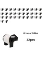 Brother DK-22212 DK22212 62mm x 15240mm Thermal Paper Labels Dore manufacturer, 32 pcs