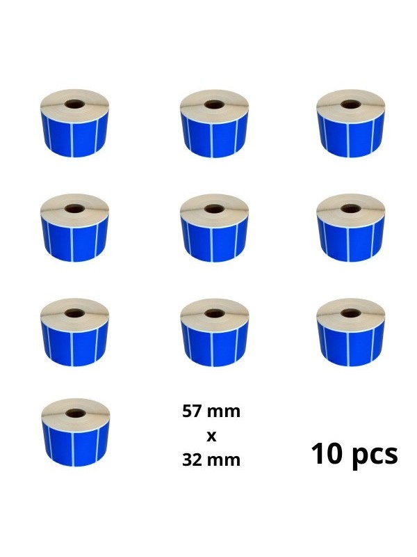 Zebra 800262-125 57mm x 32mm Thermal Paper Labels 25 mm Core Dore Manufacturer, 10 pcs Zebra 800262-125 57mm x 32mm Thermal Paper Labels 25 mm Core Dore Manufacturer, 10 pcs