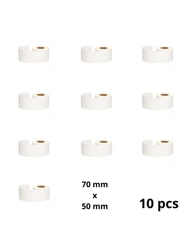 Zebra 70mm x 50mm Thermal Paper Labels 45 mm Core Dore Manufacturer, 10 pcs Zebra 70mm x 50mm Thermal Paper Labels 45 mm Core Dore Manufacturer, 10 pcs