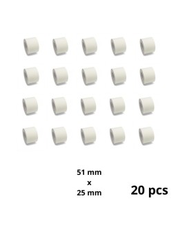 Zebra 880199-025D 51mm x 25mm Thermal Paper Labels 25 mm Core Dore Manufacturer, 20 pcs