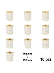 Zebra 800264-605 102mm x 152mm termopaberist etiketid 25 mm südamikuga, tootja Dore, 10 tk 