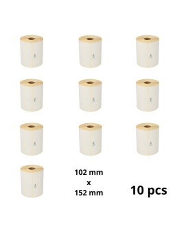 Zebra 800264-605 102mm x 152mm термо рулоны этикеток 25 mm сердцевина Dore производитель, 10 шт