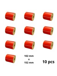 Zebra 800264-605 102mm x 152mm termopaberist etiketid 25 mm südamikuga, tootja Dore, 10 tk 