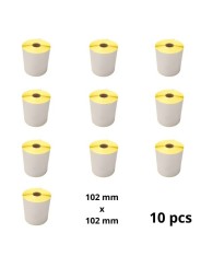 Zebra 800264-405 102mm x 102mm termopaberist etiketid 25 mm südamikuga, tootja Dore, 10 tk 