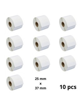 Zebra 3006JK2 25mm x 37mm термо рулоны этикеток 76 mm сердцевина Dore производитель, 10 шт