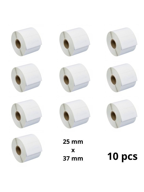 Zebra 3006JK2 25mm x 37mm Thermal Paper Labels 76 mm Core Dore Manufacturer, 10 pcs Zebra 3006JK2 25mm x 37mm Thermal Paper Labels 76 mm Core Dore Manufacturer, 10 pcs
