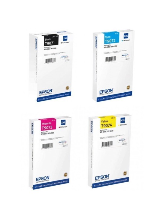 Epson T9071 T9072 T9073 T9074 чернильный картридж комплект 4 шт