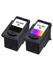 Canon PG-560XL + CL-561XL BK/C/M/Y ink cartridge Dore compatible set 2 pcs