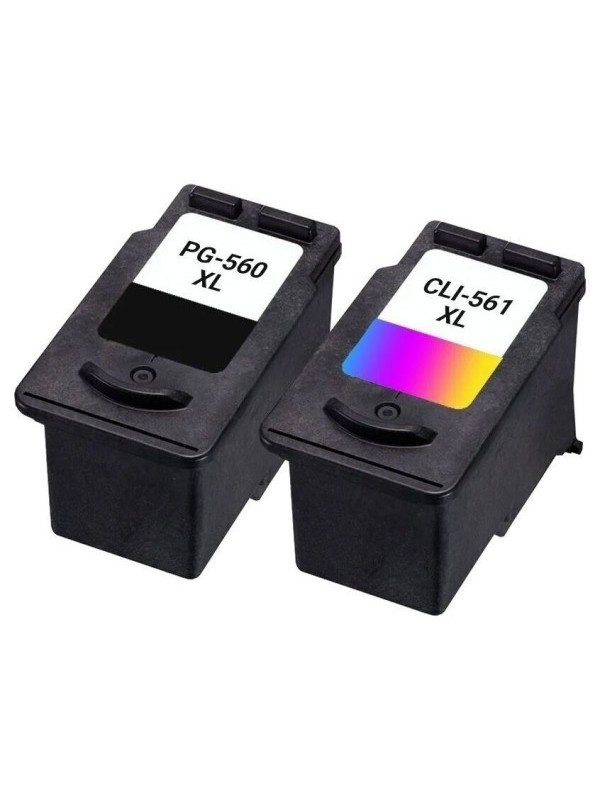 Canon PG-560XL + CL-561XL BK/C/M/Y ink cartridge Dore compatible set 2 pcs