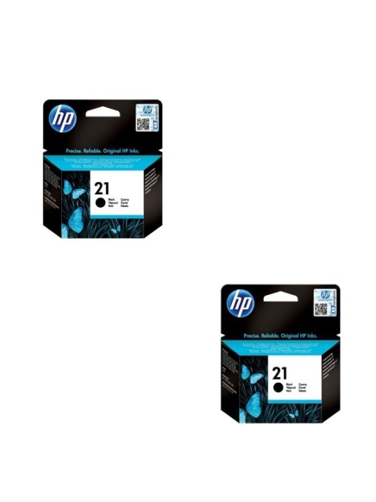 HP 21 C9351AE BK tindikassett komplekt 2 tk