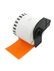 Brother DK-22205 DK22205 Orange 62mm x 30480mm Thermal Paper Labels Dore manufacturer