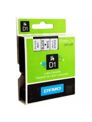 Dymo printeri label D1 D45013 45013 S0720530 Black On White