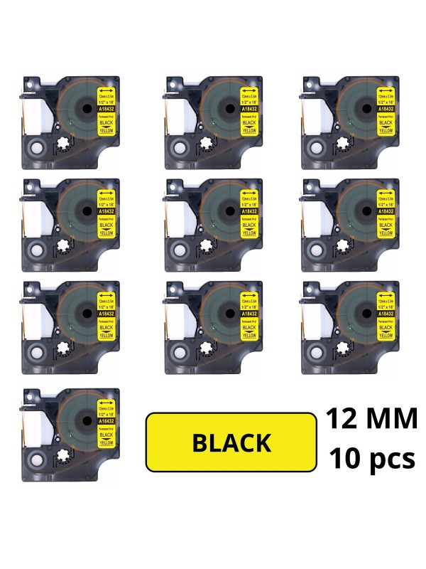 Dymo 18432 S0718450 uzlīmju lentes kasete Dore saderīga komplekts 10 gab Dymo 18432 S0718450 uzlīmju lentes kasete Dore saderīga komplekts 10 gab