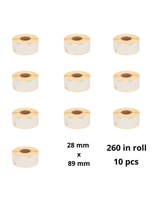 Seiko SLP-2RLH Dymo 99010 label roll Dore compatible set 10 pcs