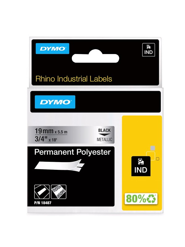 Dymo 18487 uzlīmju lentes kasete Dymo 18487 uzlīmju lentes kasete
