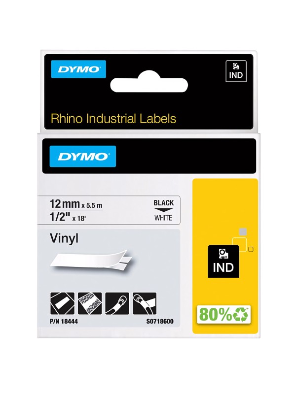Dymo 18444 S0718600 uzlīmju lentes kasete Dymo 18444 S0718600 uzlīmju lentes kasete