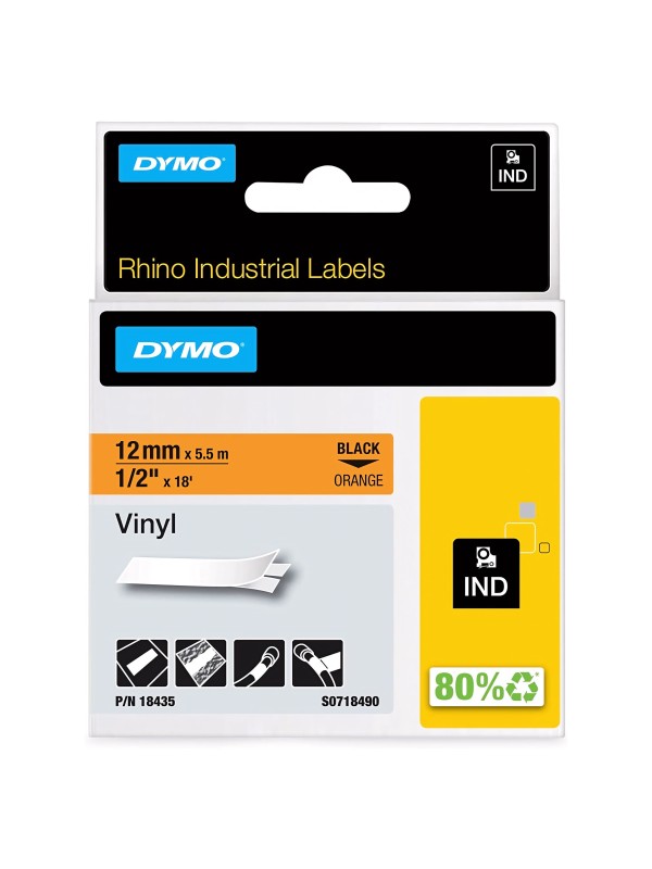 Dymo 18435 S0718490 uzlīmju lentes kasete Dymo 18435 S0718490 uzlīmju lentes kasete