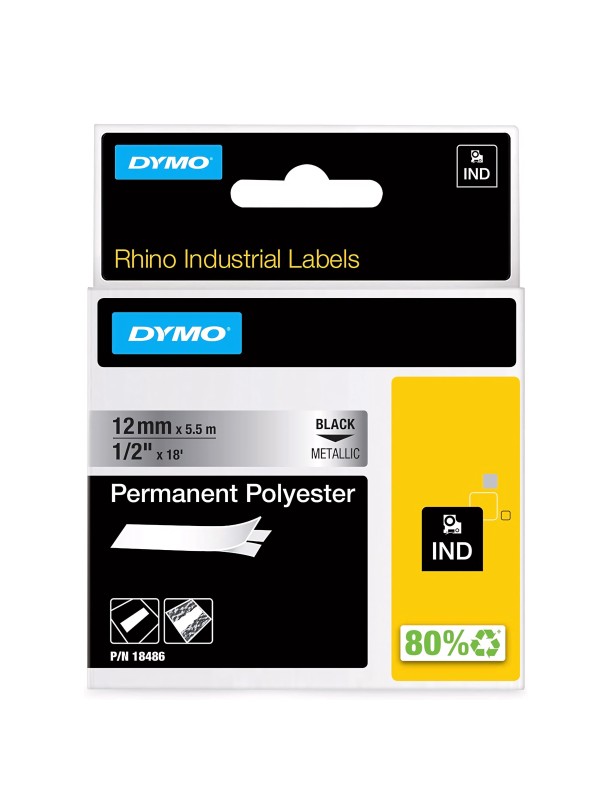 Dymo 18486 S0718180 uzlīmju lentes kasete Dymo 18486 S0718180 uzlīmju lentes kasete