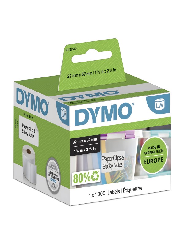 Dymo 11354 S0722540 etikettirulla siirrettävä