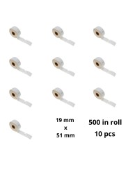 Dymo 11355 S0722550 label roll Dore compatible set 10 pcs removable