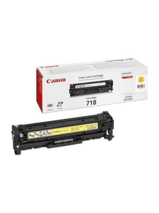 Canon CRG 718 (2659B002) geltona kasetė