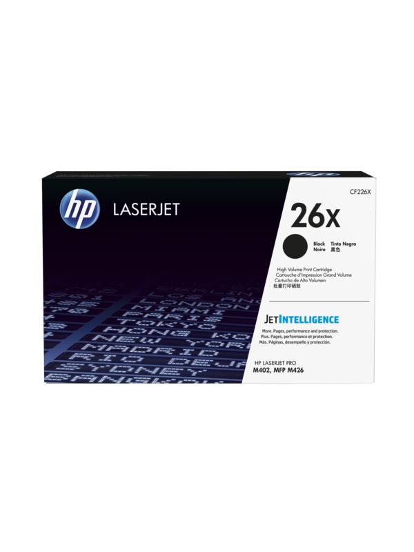 HP 26X (CF226X) Lazerinė kasetė, Juoda