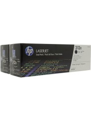 HP 312X (CF380XD) kasetė lazeriniams spausdintuvams, 2 vnt, Juoda (8800 psl.)