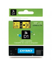 Dymo Label 45018 Geltona/Juoda (S0720580), juostelė