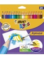 Bic Spalvoti pieštukai Aquacouleur 24 spalvų rinkinys