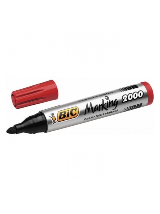 Bic Permanentinis žymeklis Eco 2000 2-5 mm, raudonas, 1 vnt. 000033